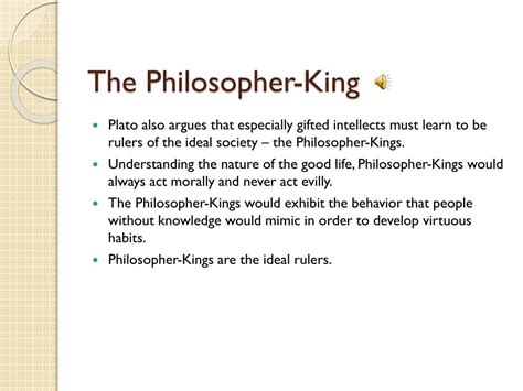 plato philospher king characteristics